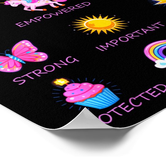 God Say I Am Princess Cute Jesus Teen Girl Toddler Poster (Ecke)