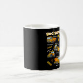 God Says I Am Christian Bible Verses Boys Construc Kaffeetasse (VorderseiteRechts)