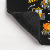 God Says I Am Christian Bible Verses Boys Construc Mousepad (Ecke)