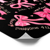 God Says I Am Coquette Bow Coquette Bow Fall Valen Poster (Ecke)