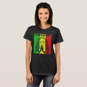 God says i am Locd rastafarian rasta dreadlocks 2 T-Shirt (Vorne ganz)