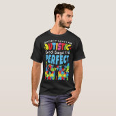 God Says Perfect Colorful Puzzle Autism Awareness T-Shirt (Vorne ganz)