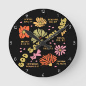 God Says You Are Graphic Runde Wanduhr (Vorderseite)