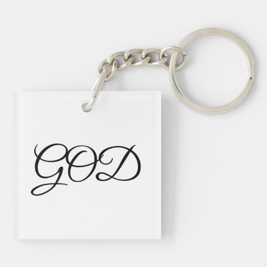 GOD SCHLÜSSELANHÄNGER (Rückseite)