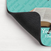 GOD SPEAKS Bible Year 2020 Custom Scripture Aqua Mousepad (Ecke)