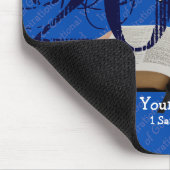 GOD SPEAKS Bible Year 2020 Custom Scripture BLAU Mousepad (Ecke)