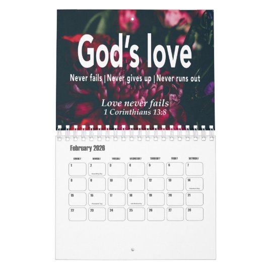 GOD SPEAKS Inspirational | Christlich | Zoll 2021 Kalender (Feb 2026)