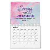 GOD SPEAKS Inspirationsskriptur PERSONALISIERT Kalender (Mär 2027)