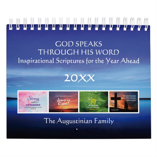 GOD SPEAKS Inspirationsskriptur PERSONALISIERT Kalender (Titelbild)
