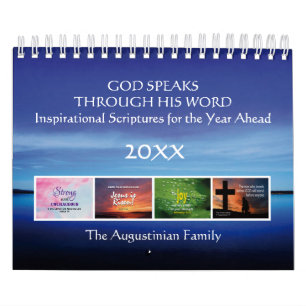 GOD SPEAKS Inspirationsskriptur PERSONALISIERT Kalender