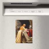 God Speed Edmund Leighton Fine Art Mittelalter Magnet (In Situ (Geschirrspüler))