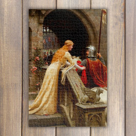 God Speed Edmund Leighton Fine Art Mittelalter Puzzle