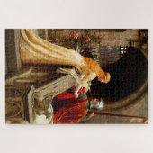 God Speed Edmund Leighton Fine Art Mittelalter Puzzle (Horizontal)