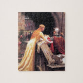 God Speed von Edmund Blair Leighton Puzzle (Vertikal)