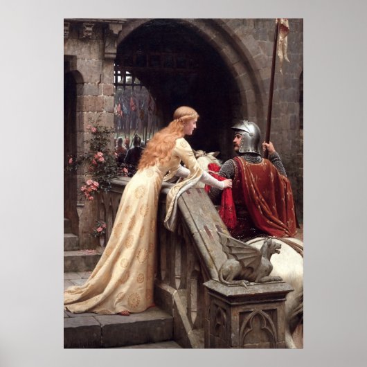 God Speed von Edmund Leighton Poster (Vorne)