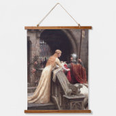 God Speed von Edmund Leighton Wandteppich Mit Holzrahmen (Vorderseite)