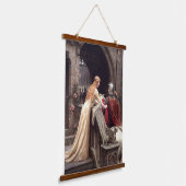 God Speed von Edmund Leighton Wandteppich Mit Holzrahmen (Gewinkelt)