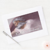 God the Father Renaissance Devotional Design Rechteckiger Aufkleber (Umschlag)