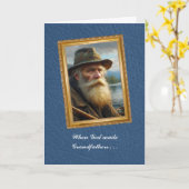 God threw away the Grandfather mold Karte (Gelbe Blume)