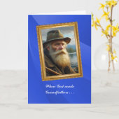 God threw away the Grandfather mold Karte (Gelbe Blume)