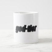 God-tier  Jumbo-Tasse (Vorderseite)