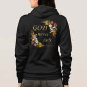 GOD Versage nie - Die Christliche Glaubensbibel de Hoodie (Rückseite)
