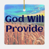 God Will Keramikornament (Rückseite)