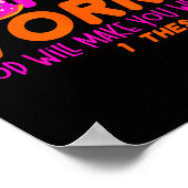 God Will Make You Whole Funny Men Women Jesus Doug Poster (Ecke)