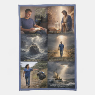 God With Us Geschirrtuch