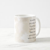 God With You Always Never Alone Inspirational  Kaffeetasse (VorderseiteRechts)