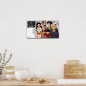 GoDaddy Girl Family Portrait Poster (Küche)