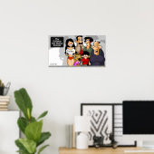 GoDaddy Girl Family Portrait Poster (Heimbüro)