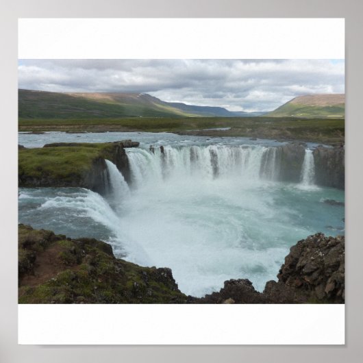 Godafoss Island Poster (Vorne)