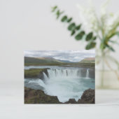 Godafoss Island Postkarte (Stehend Vorderseite)
