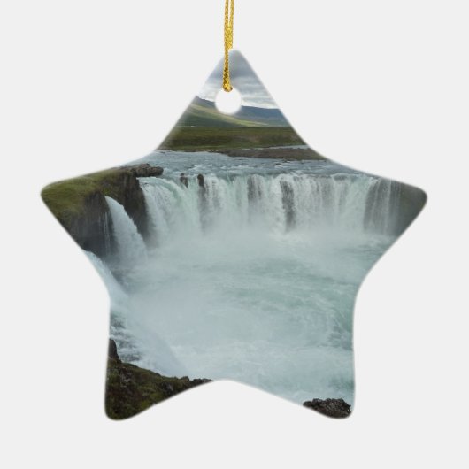 Godafoss Keramik Ornament (Vorne)