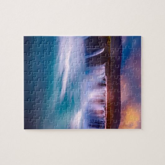 Goðafoss-Wasserfall in Island Puzzle (Horizontal)