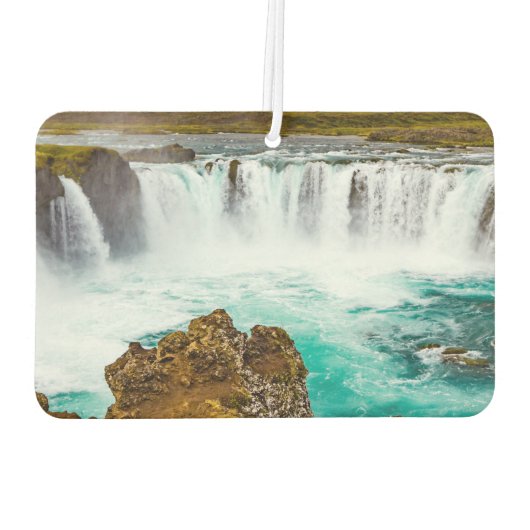 Godafoss Wasserfall, Island Autolufterfrischer (Rückseite)