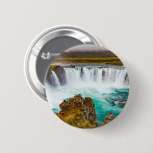 Godafoss Wasserfall, Island Button
