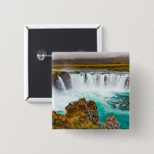 Godafoss Wasserfall, Island Button