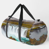 Godafoss Wasserfall, Island Duffle Bag (Rechte Ecke)