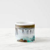 Godafoss Wasserfall, Island Espressotasse (Vorderseite)