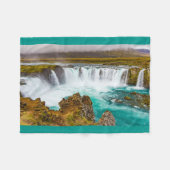 Godafoss Wasserfall, Island Fleecedecke (Vorderseite (Horizontal))