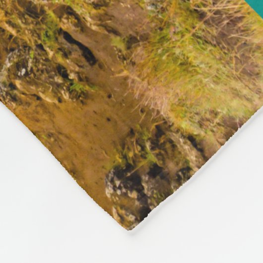 Godafoss Wasserfall, Island Fleecedecke (Ecke)