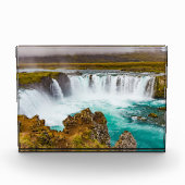 Godafoss Wasserfall, Island Fotoblock (Vorderseite)