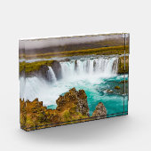 Godafoss Wasserfall, Island Fotoblock (Links)