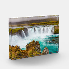 Godafoss Wasserfall, Island Fotoblock