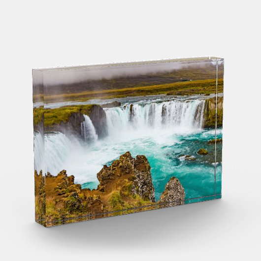 Godafoss Wasserfall, Island Fotoblock (Links)