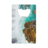 Godafoss Wasserfall, Island Geldbeutel Flaschenöffner (Vorderseite)