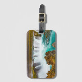 Godafoss Wasserfall, Island Gepäckanhänger (Vorderseite Vertikal)