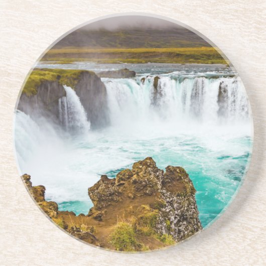 Godafoss Wasserfall, Island Getränkeuntersetzer (Vorne)